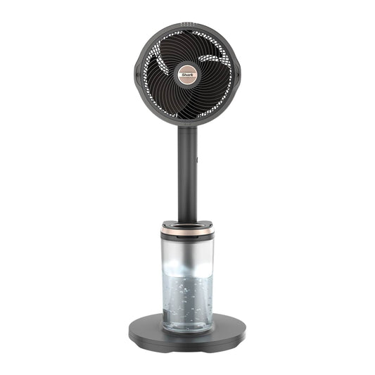 Shark FlexBreeze Pro Mist Ventilator für den Innen- und Außenbereich mit Outdoor-Sprühnebelsystem in Anthrazitgrau | FA300EU | von SharkNinja