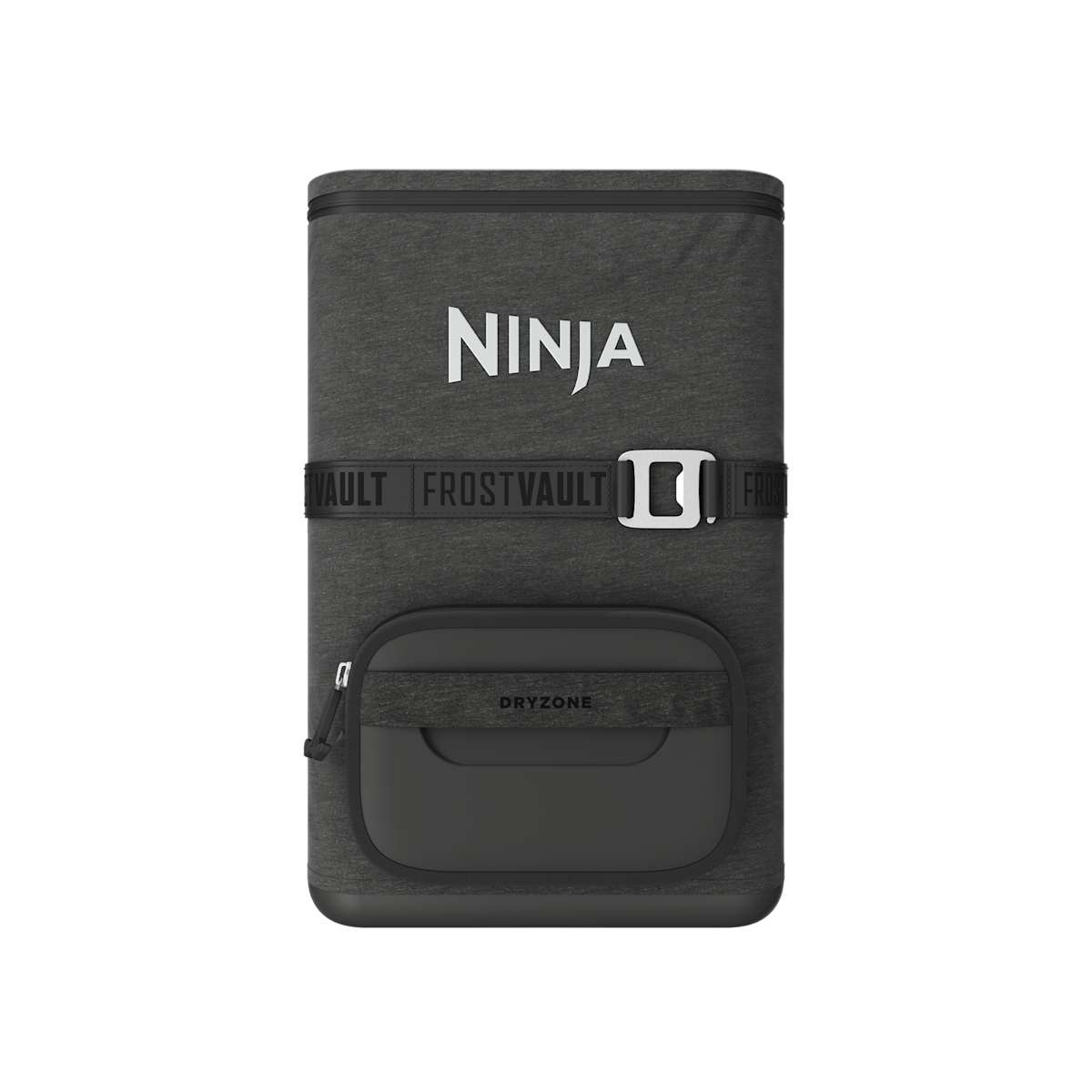 Ninja Outdoor FrostVault Go flexibler 23-Liter-Kühlrucksack für 36 Dosen mit kalter Trockenzone in Grau | FF136EUUKCG | von SharkNinja