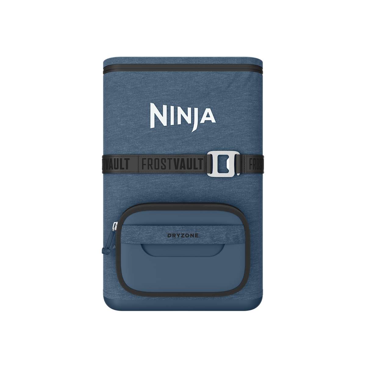 Ninja Outdoor FrostVault Go flexibler 23-Liter-Kühlrucksack für 36 Dosen mit kalter Trockenzone, Marineblau in Blau | FF136EUUKNV | von SharkNinja
