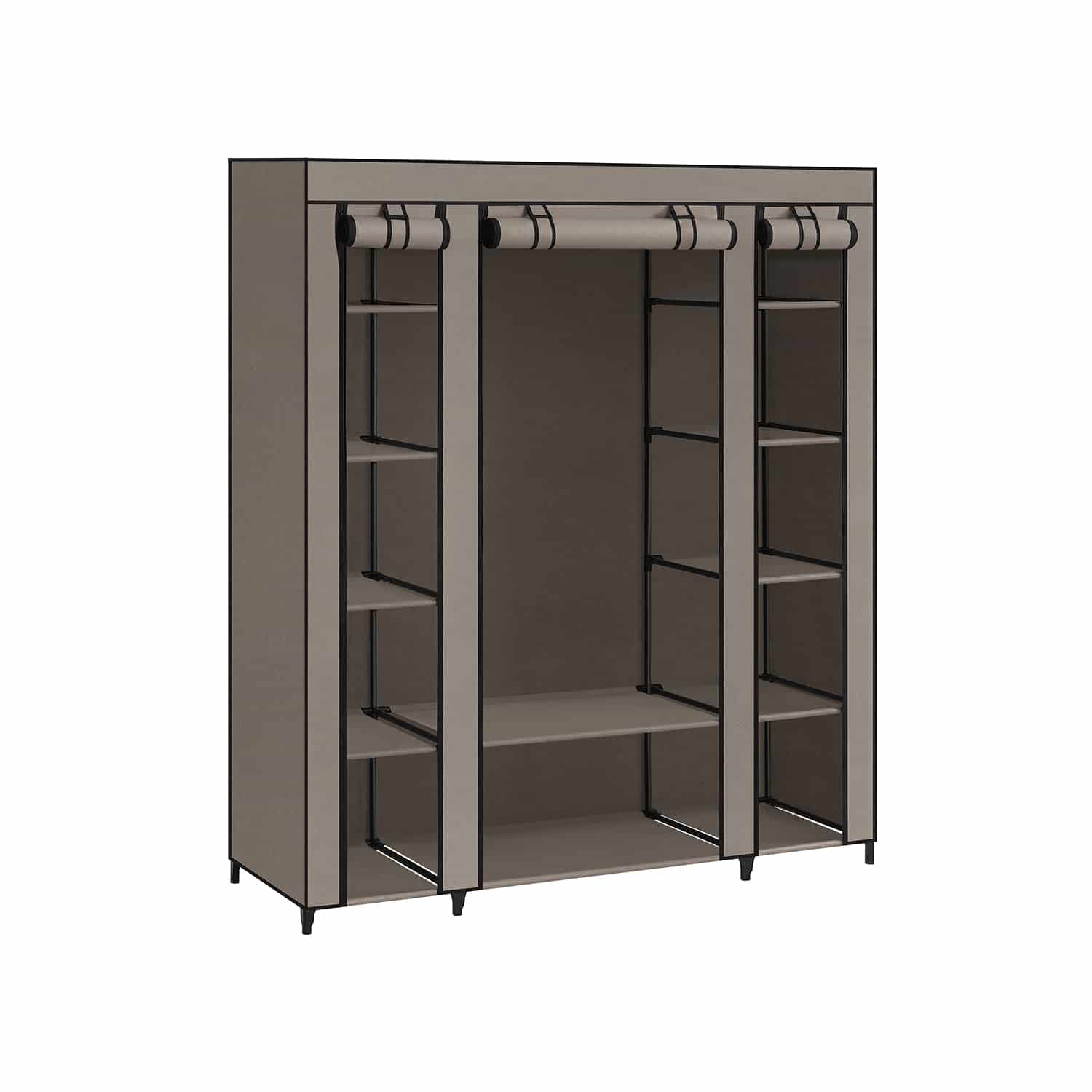 Faltschrank mit Kleiderstange