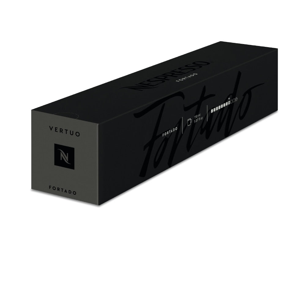 Nespresso Fortado Vertuo Line 10 Gran Lungo Kaffeekapseln 150 ML Intensiv & vollmundig