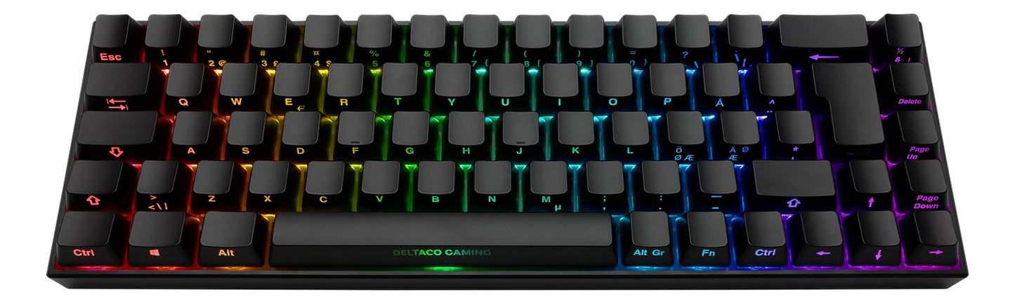 Deltaco DK440R Gaming Tastatur kabellos