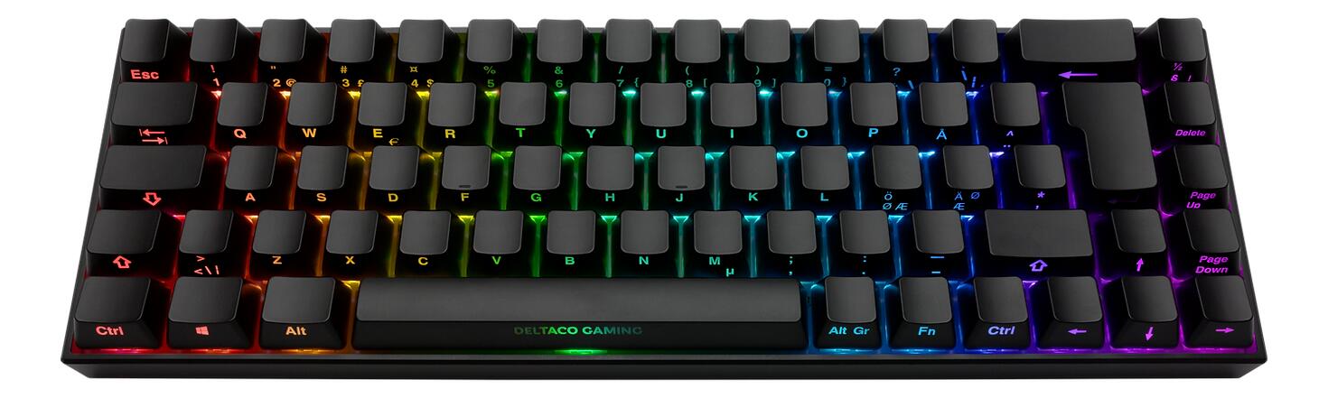 Deltaco DK440R Gaming Tastatur kabellos