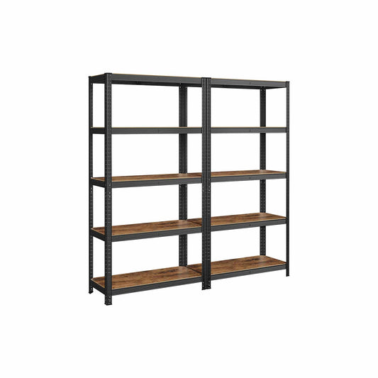 2er Set Standregal 180 cm hoch