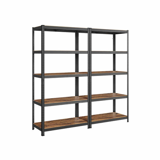 2er Set Standregal 200 cm hoch