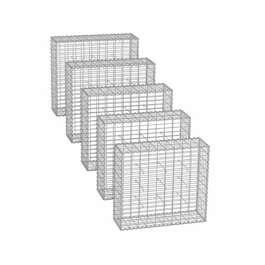 Gabionenkörbe mit 5 x 10 cm Maschenweite 5er Set