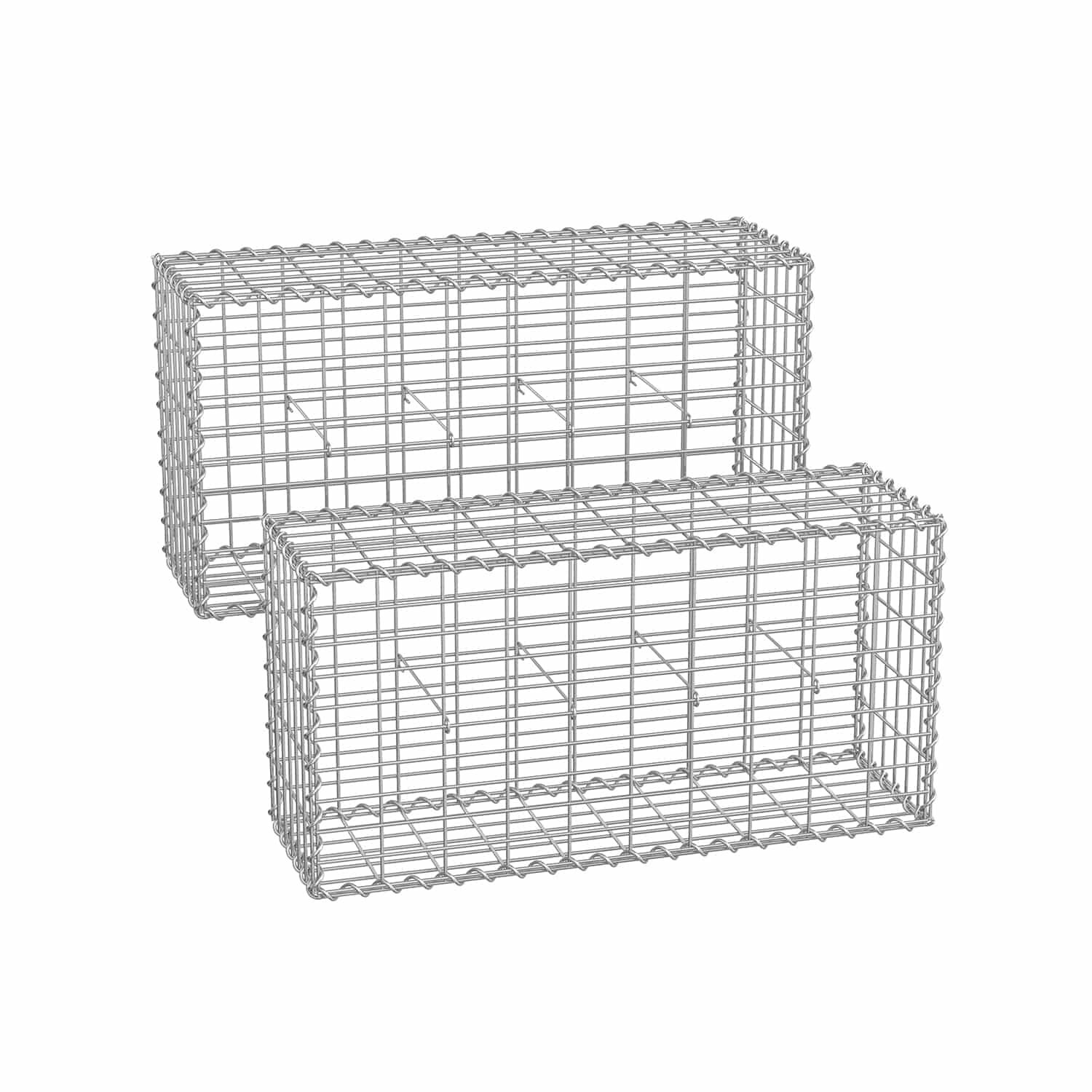 Gabionenkörbe mit 5 x 10 cm Maschenweite