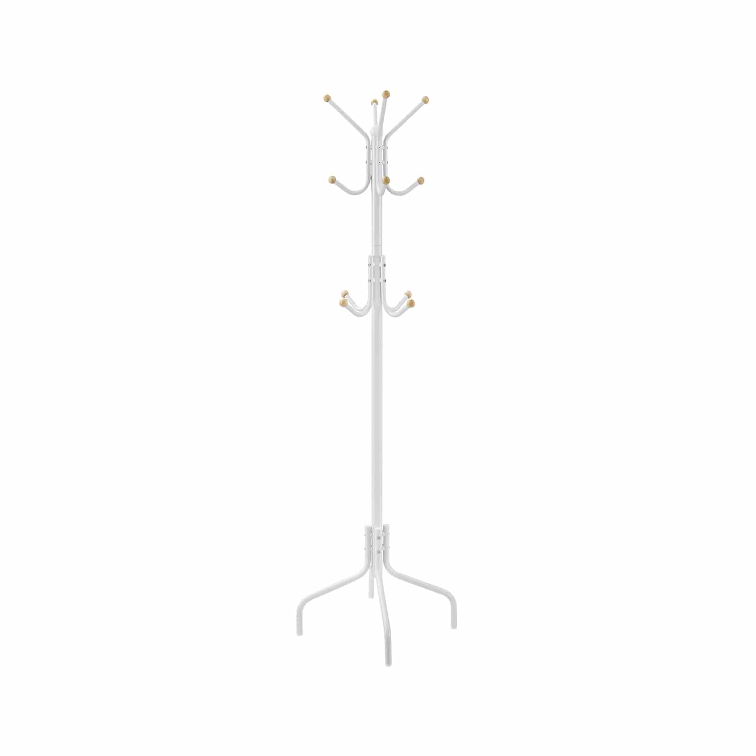 Garderobenständer aus Metall Weiß