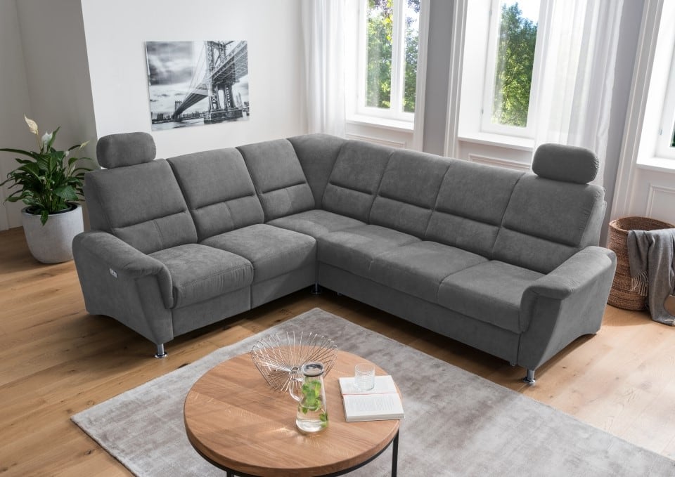 Ecksofa Parole von Benformato: Multifunktionaler Luxus mit Schlaffunktion und Relaxfunktion für Ihr Zuhause