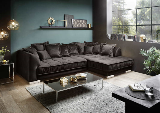 Ecksofa Pascha von ED Exciting Design - Luxus-Mikrofaser