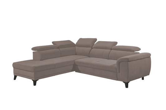 Ecksofa Albany mit Schlaffunktion und Bettkasten von Ed Exciting Design in verschiedenen Farben