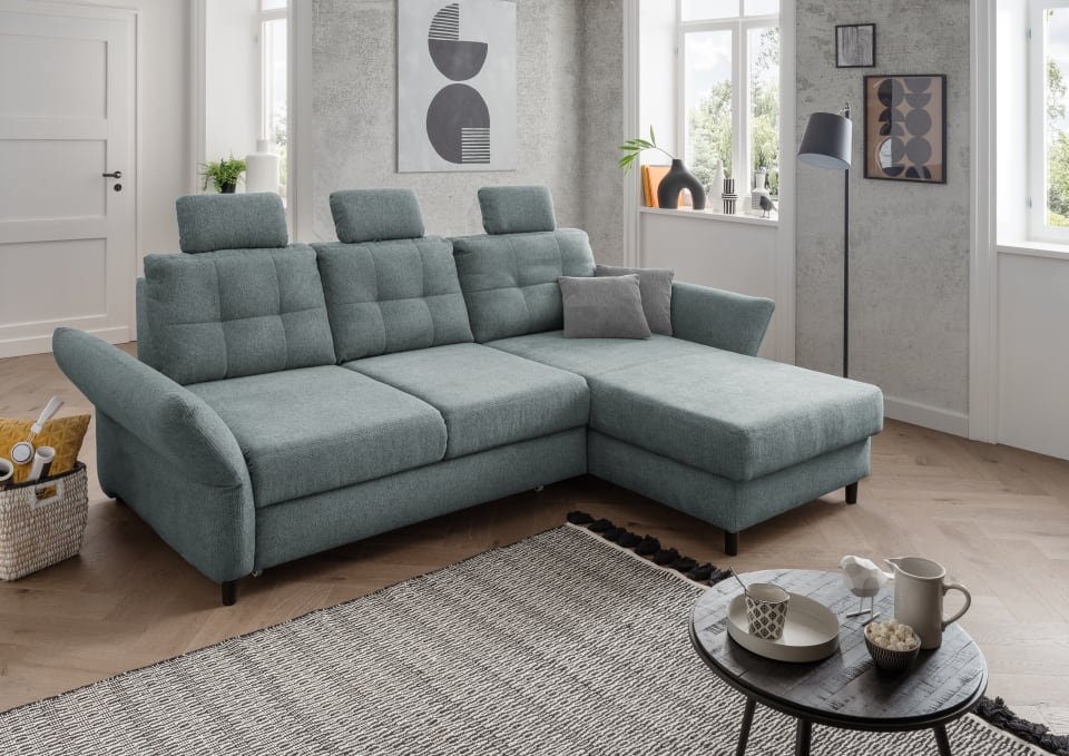 Luxus-Sofa Brizzini von Benformato mit Schlaffunktion &amp; Bettkasten