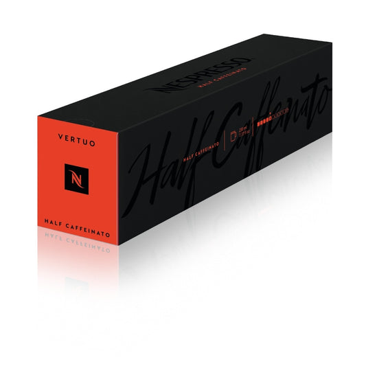 Nespresso Half Caffeinato Vertuo Line 10 Signature Kaffeekapseln 230ml Süß & samtig