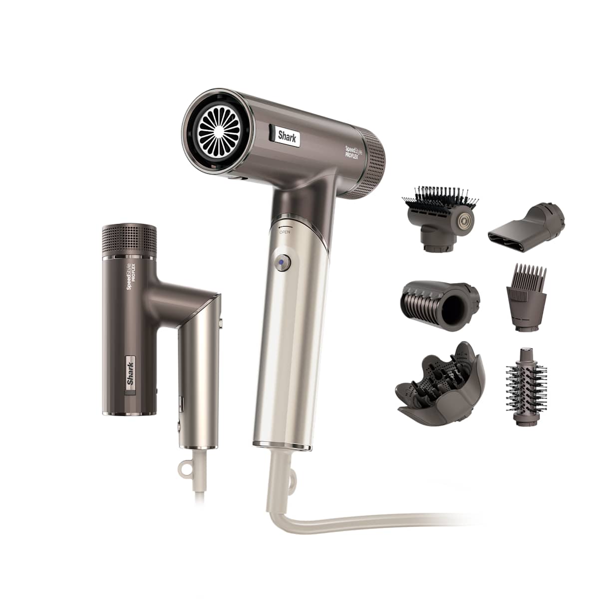Shark SpeedStyle Pro FLEX – Stelle dein eigenes Haartrocknersystem zusammen | HD500EU | von SharkNinja