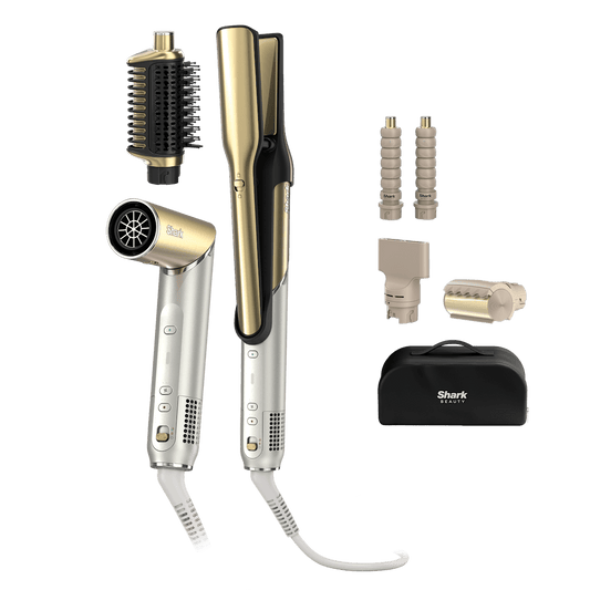 Shark Glam Multistyler für glatte Haare, Wellen und Locken in Gold | HD6051SEU | von SharkNinja