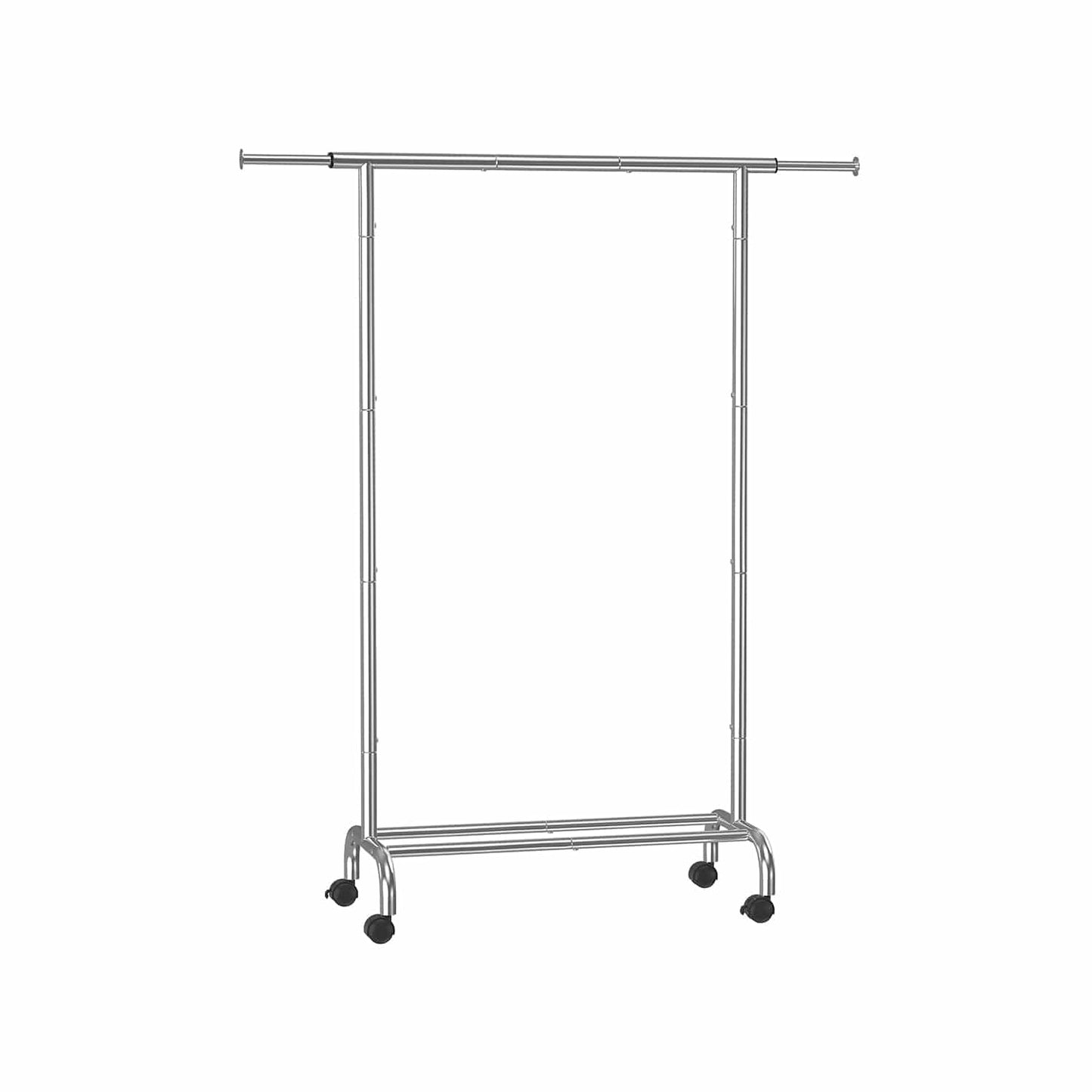 Kleiderständer auf Rollen bis 45 kg belastbar taubengrau