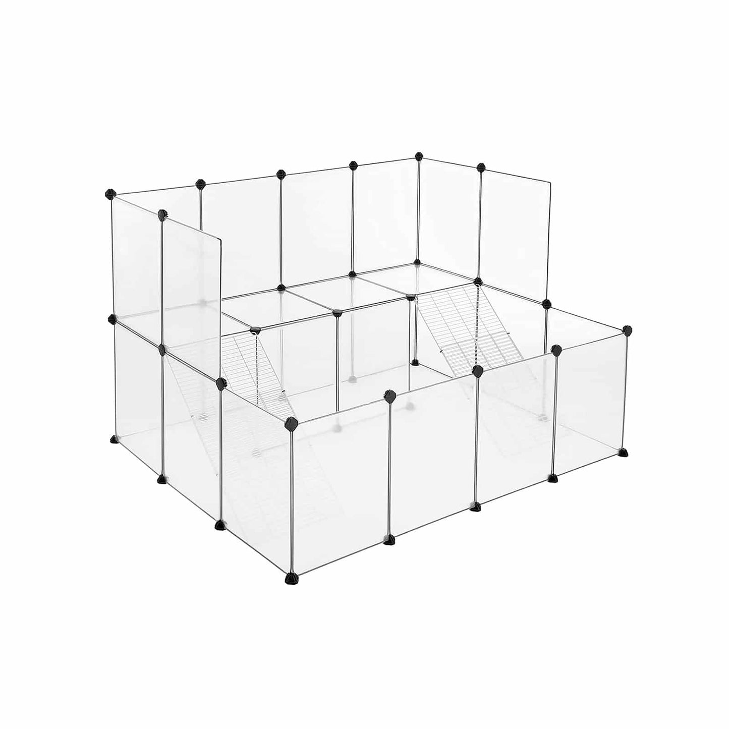 Haustierkäfig für Kleintiere Weiß