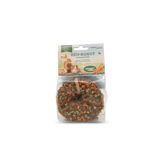 Heu-Donut mit Karotte & Erbse-Dip 65g