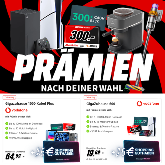 Internet Zuhause + MediaSaturn Prämie