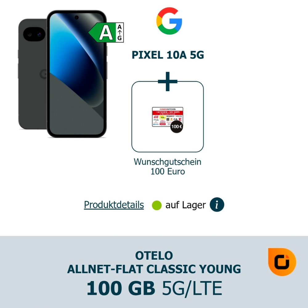 Google Pixel 10a – otelo Allnet