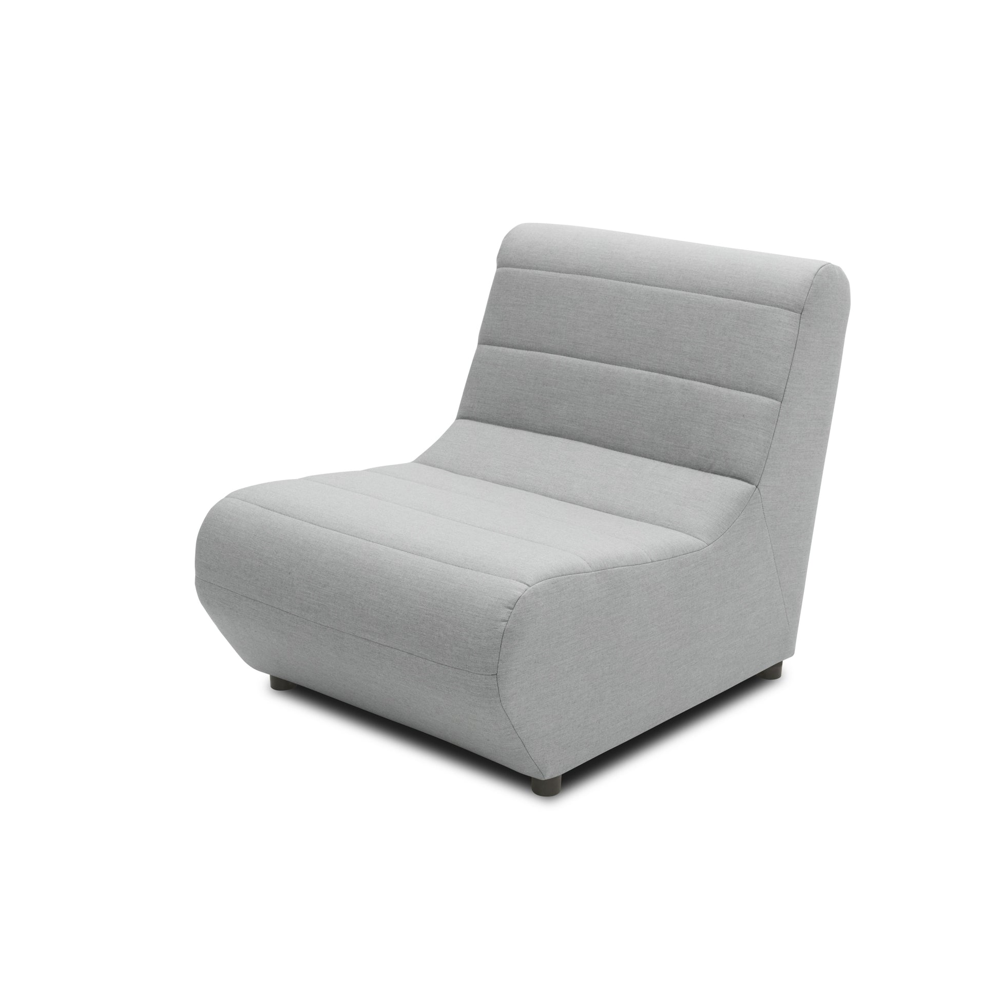 Outdoor Sofa 300 002 Sessel Element, Gartenmöbel, Couch, Gartensofa, silber, 73 x 102 x 80 cm   Aosom