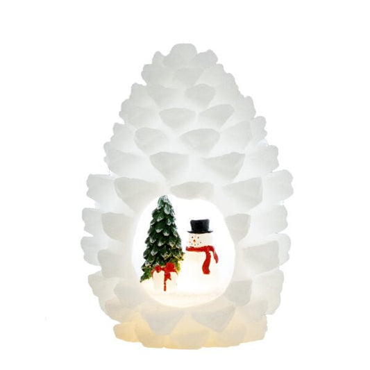 Kegel mit Dekoration 11*17 cm