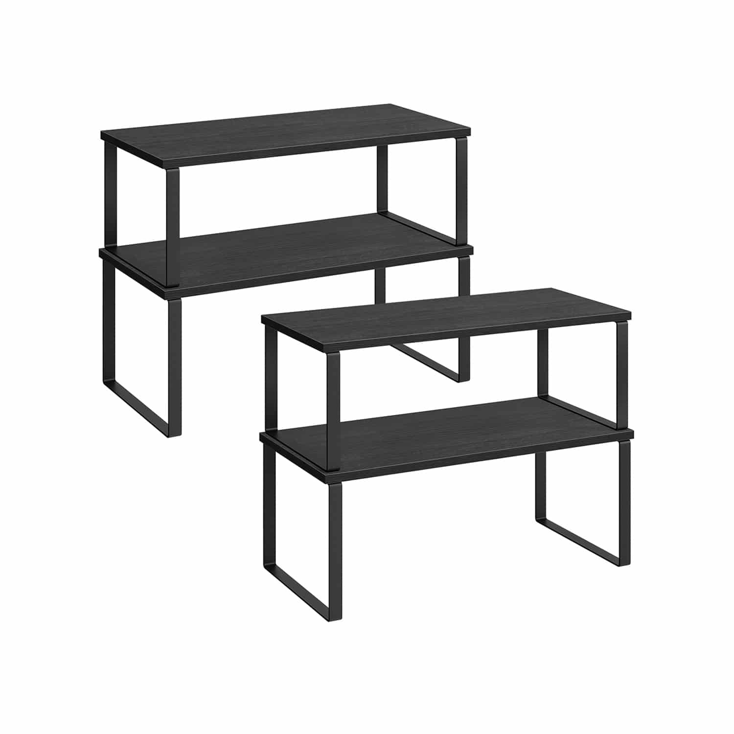 Gewürzregal 4er Set erweiterbar tintenschwarz-ebenholzschwarz