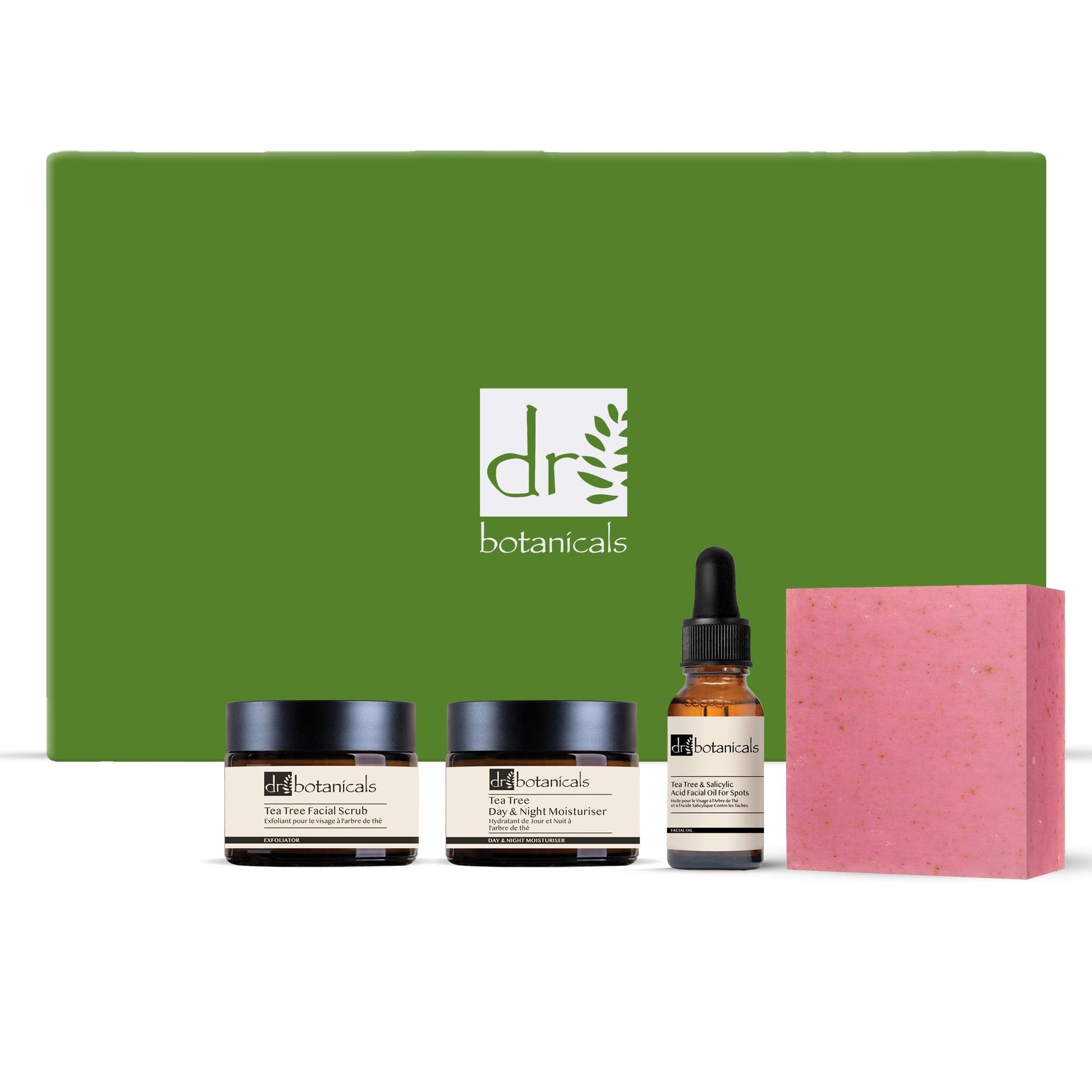 Dr Botanicals Anti-Ageing Eucalyptus & Tea Tree Skincare Christmas Gift Set