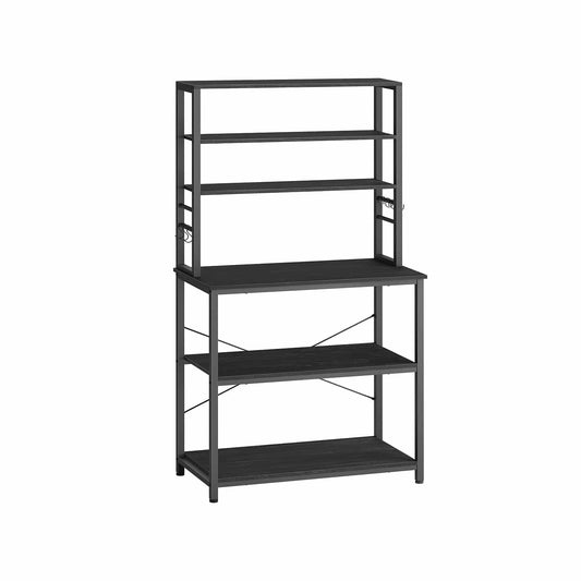 Küchenregal mit Regalebenen und Haken Industrie-Design