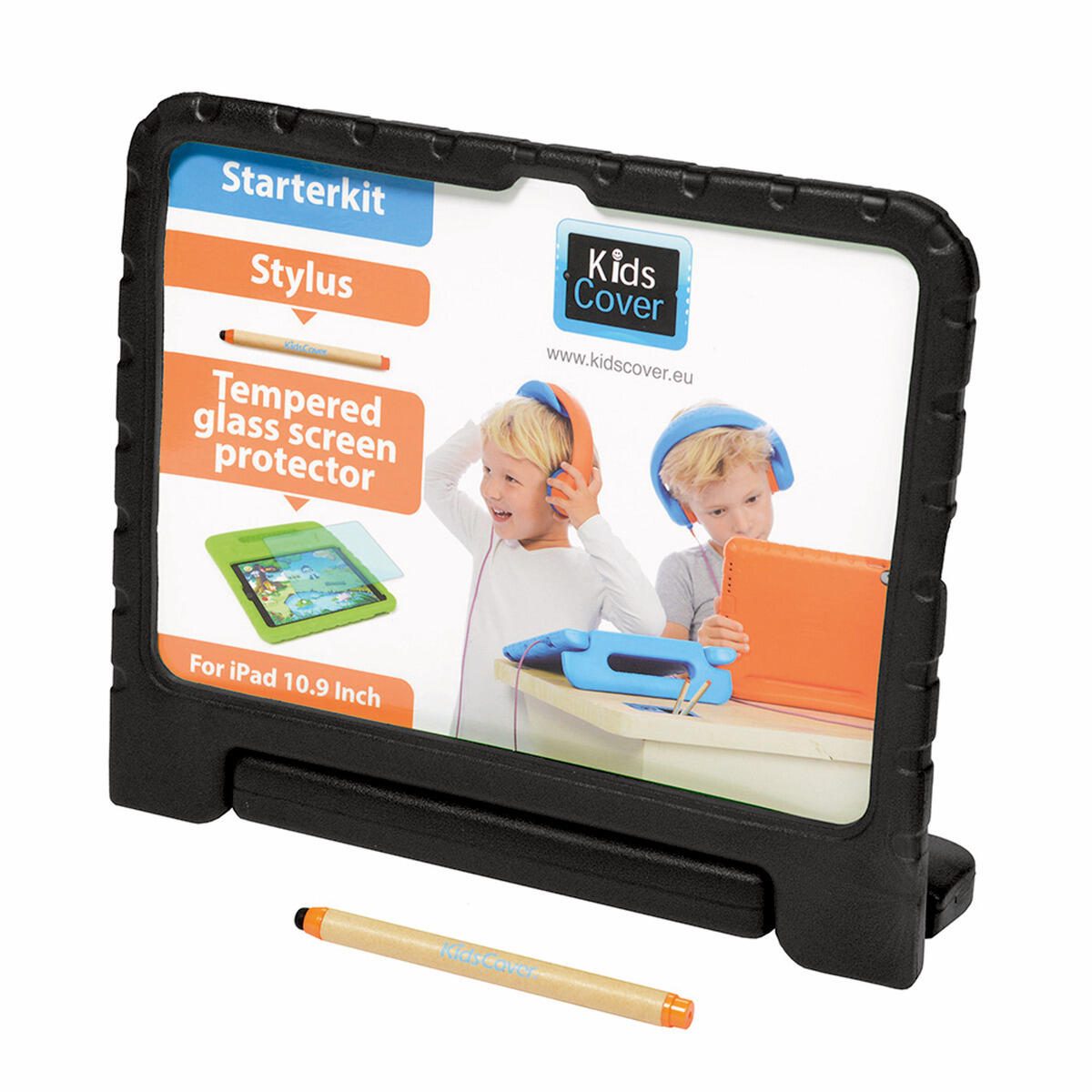 Parat PARAPROJECT® KIDSCOVER für iPad 10,9" (10. Gen.), inkl. Stylus, schwarz