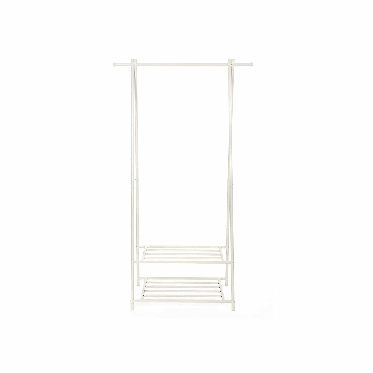 Kleiderständer aus Metall Weiß