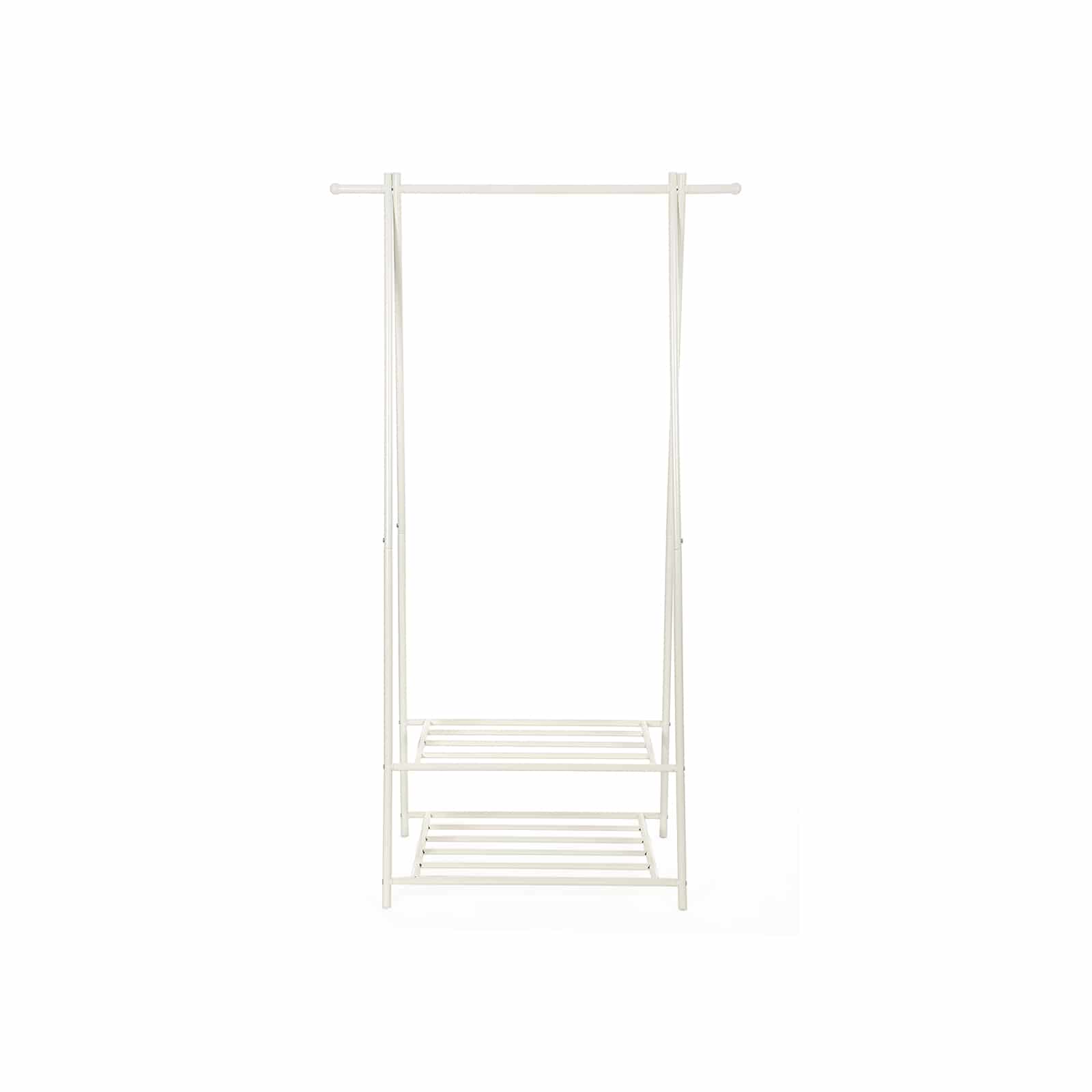 Kleiderständer aus Metall Weiß