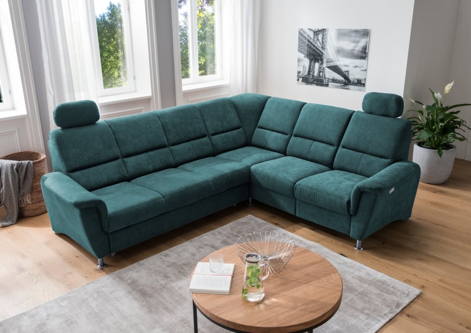 Ecksofa Parole von Benformato: Multifunktionaler Luxus mit Schlaffunktion und Relaxfunktion für Ihr Zuhause