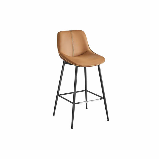 Barhocker 2er Set 73 cm hoch karamellbraun