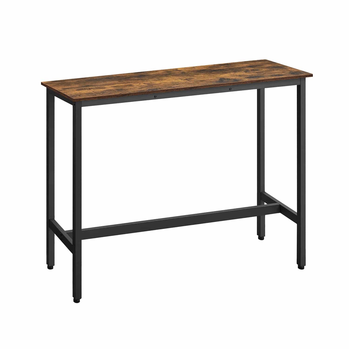 Industrie-Design rechteckiger Stehtisch Vintagebraun