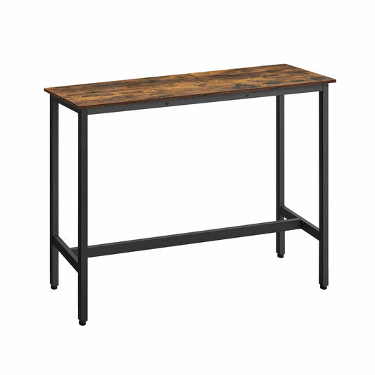 Industrie-Design rechteckiger Stehtisch Vintagebraun