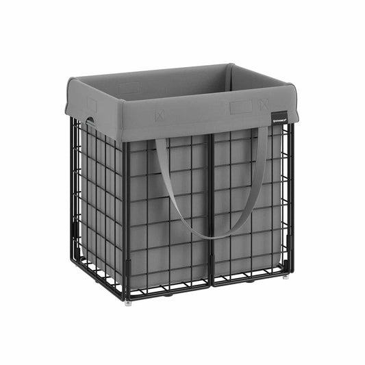 Wäschekorb 50 Liter mit abnehmbarem und waschbarem Wäschesack