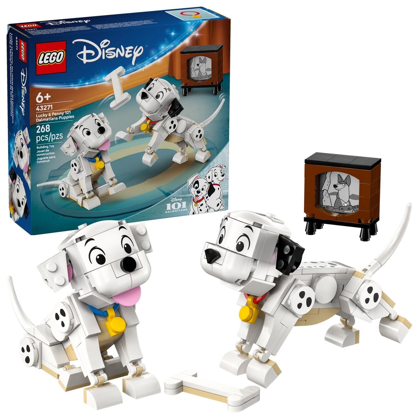 LEGO® Disney 43271 Die Welpen Lucky und Penny aus 101 Dalmatiner