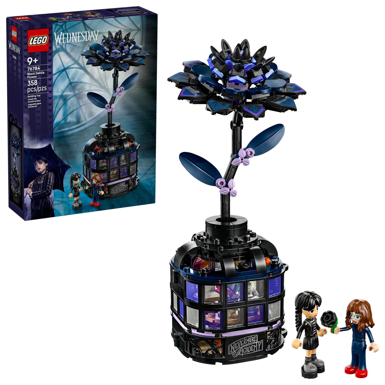 LEGO® Wednesday 76784 Schwarze Dahlie