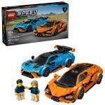 LEGO® Speed Champions 77238 Lamborghini Revuelto und Huracán STO
