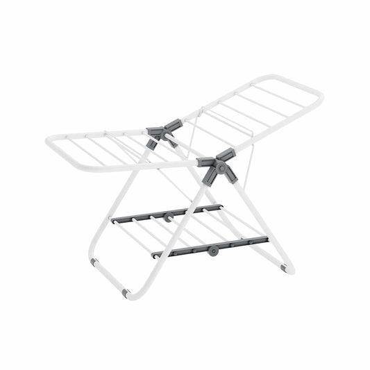 Wäscheständer mit 2 Flügeln aus Metall wolkenweiß