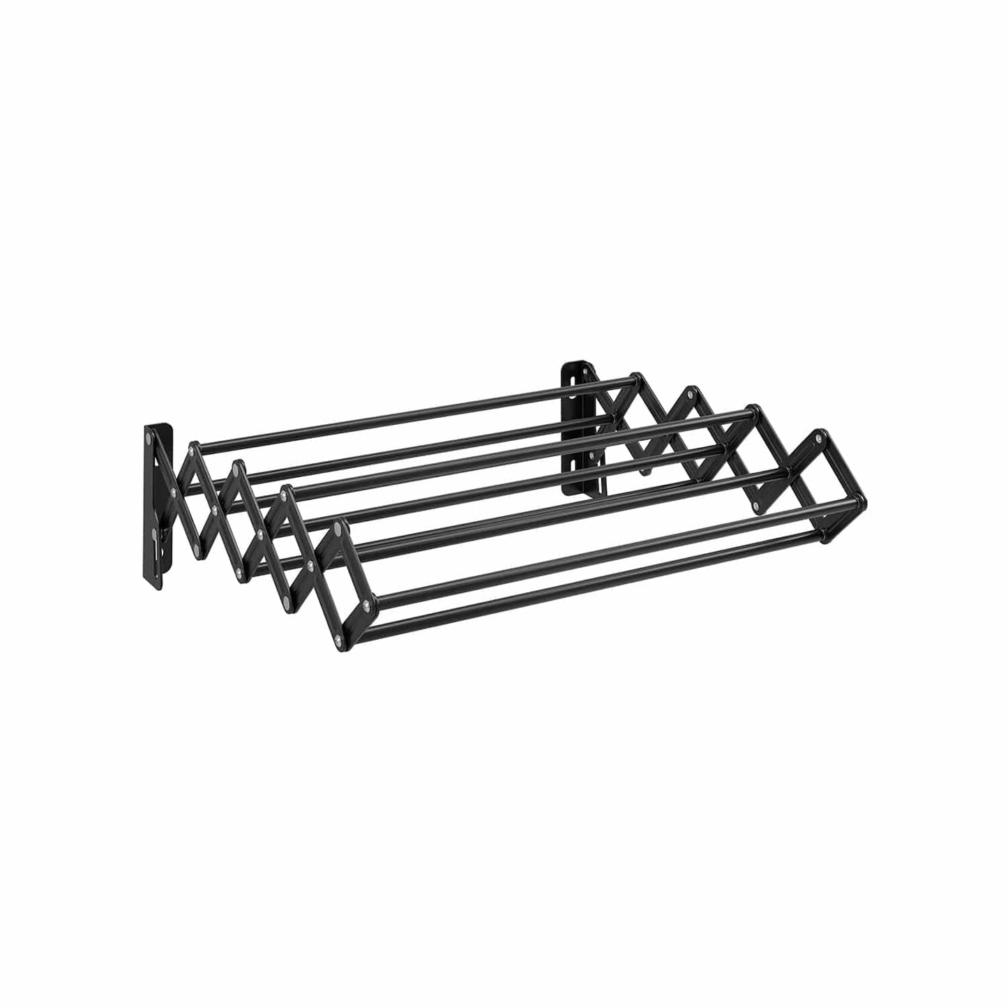 Wäschetrockner ausziehbar und einklappbar tintenschwarz