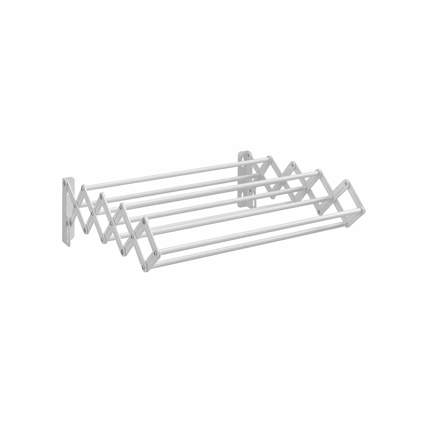 Wäschetrockner ausziehbar und einklappbar wolkenweiß