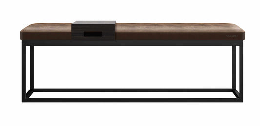 HOME Sitzbank mit Stauraum aus Kunstleder