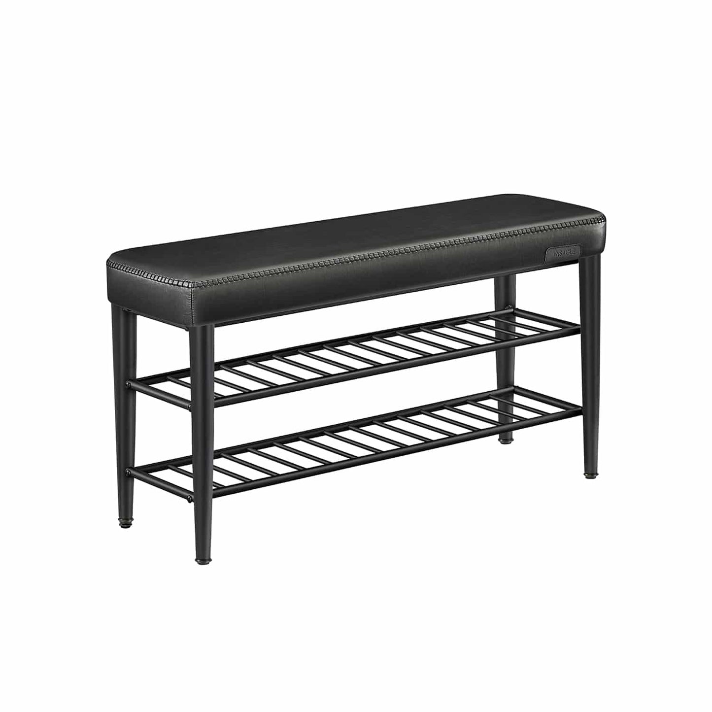 EKHO Kollektion Schuhbank mit Nähten 30 x 100 x 50 cm tintenschwarz