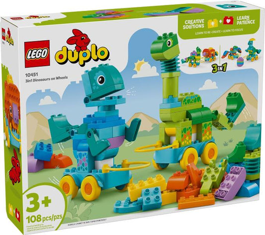 LEGO® DUPLO 10451 Dinos auf Rädern 3-in-1-Set