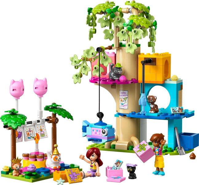 LEGO® Friends 42666 Katzengeburtstagsparty & Baumhaus
