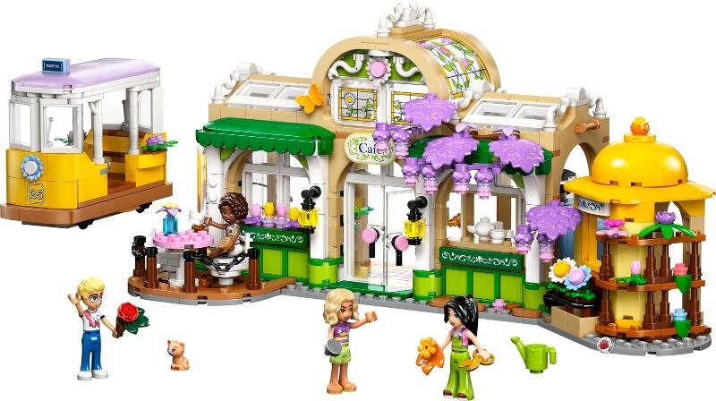 LEGO® Friends 42671 Pflanzencafé und Blumenkiosk