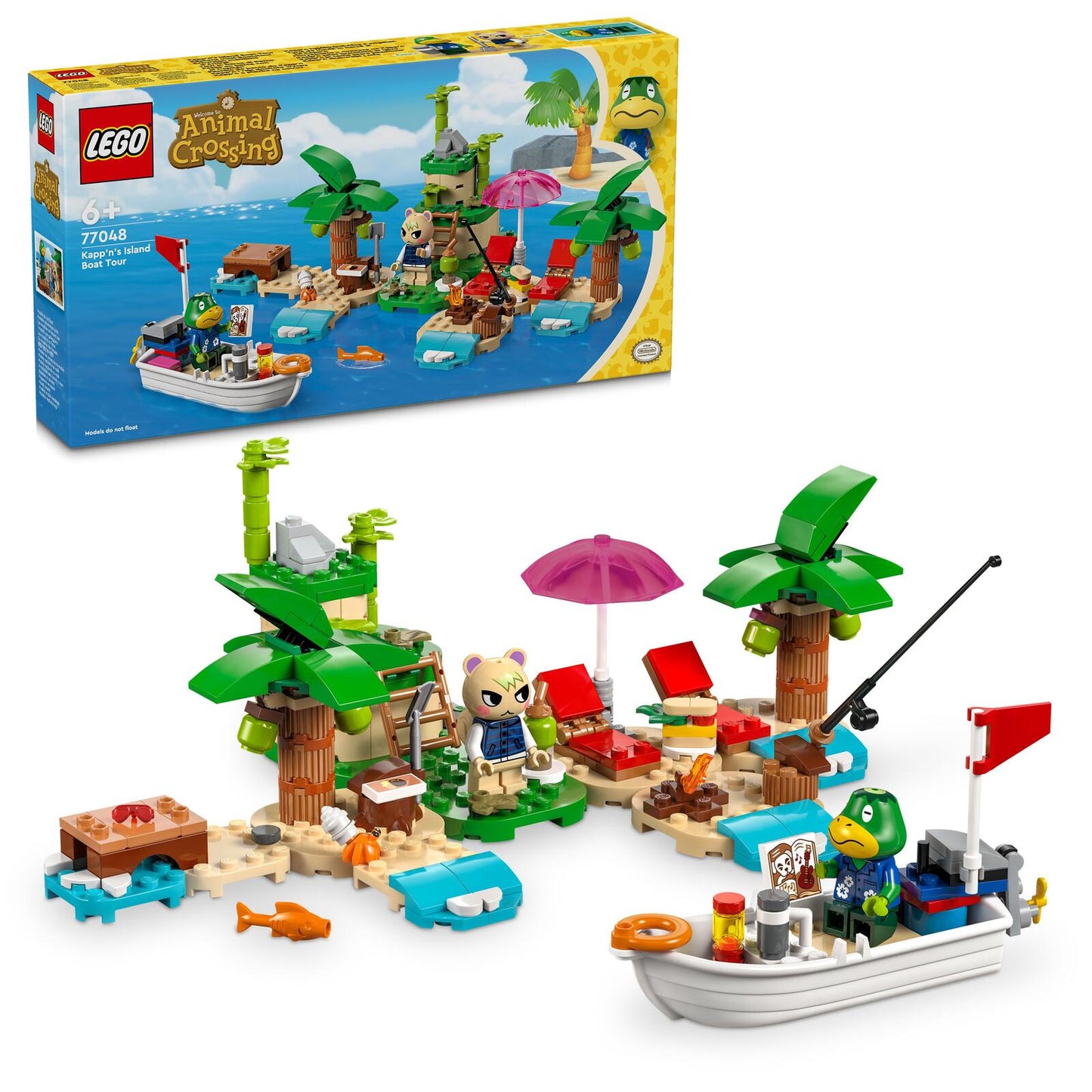 LEGO® Animal Crossing 77048 Käptens Insel-Bootstour
