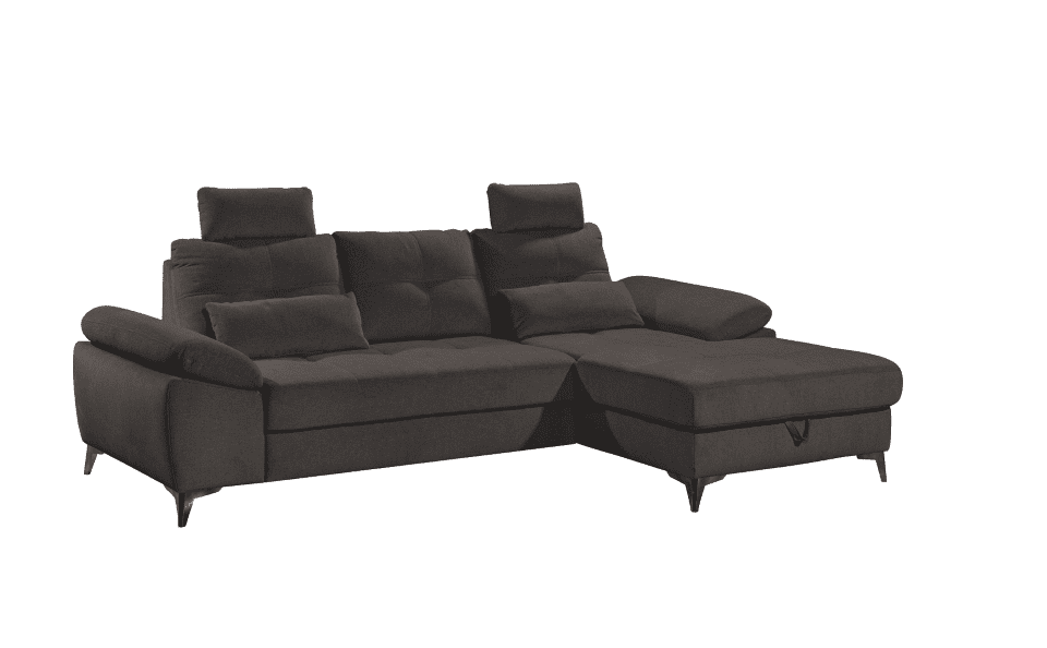 Luxuriöses Ecksofa Auckland mit Schlaffunktion und Bettkasten von Ed Exciting Design
